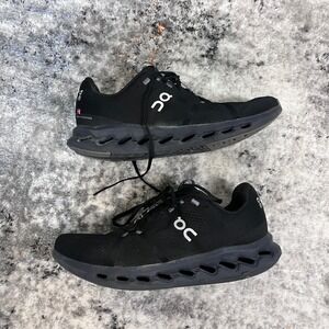 ON Running Cloud Surfer Men's Black Athletic Shoes Sneakers US 11 EU 45